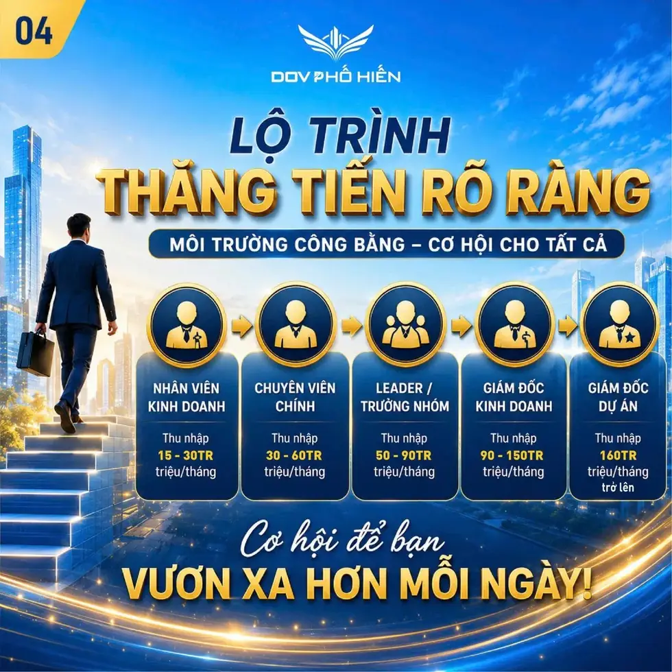 Lộ trình thăng tiến DOV Phố Hiến