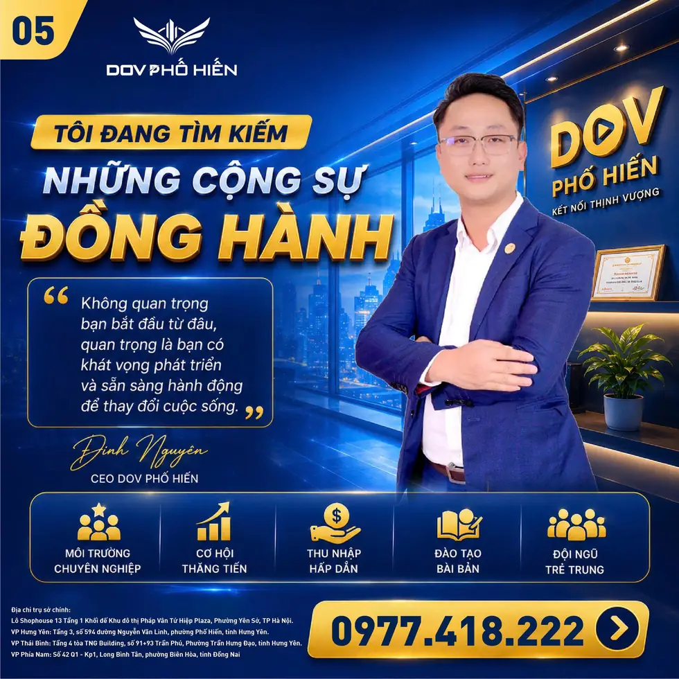 CEO DOV Phố Hiến - Đinh Nguyên